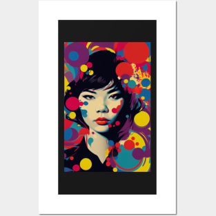 Modern woman in pop-art style Posters and Art